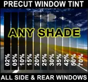 Nano Carbon Window Film PreCut All Sides & Rears Any Tint Shade VLT A