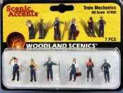 Woodland Scenics HO/HOn3 Set of 6 Train Mechanics (1859)