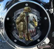 Harley Davidson Derby Clutch Cover 2019-Present SOFTAIL M8 Patriotic