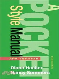 在飛比找三民網路書店優惠-A Pocket Style Manual, APA Ver
