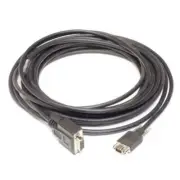 Null Modem Micro-DB9 to DB9/F Serial Cable 038-003-084 A05 EMC 25 Feet NEW