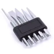 KOSHIHARA Punch and Chisel Set L038 With Holder 5-pc Set Miller Finish