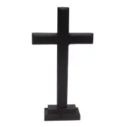Wooden Standing for Cross Decor Wall Table Altar for Cross with Stand for Prayer