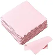 [AEIOFU] 100 Pieces Jewelery Cleaning Cloth Silver Cleaning Cloth Silver Polishing Cloth Gold Cleaner for Jewellery Microfiber Jewelery Cleaning Cloth Silver and Platinum Brass Sterling Gold Watches 8 * 8 Cm