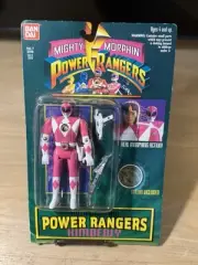 VINTAGE 1994 PINK Mighty Morphin Power Rangers Auto Morphin KIMBERLY MMPR