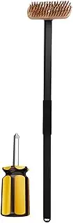 Pizza Stone Brush with Ruth Scraper - Pizza Stone Brush, Pizza Stone Scraper, Oven, Firewall Brush, Pizza Stone Brush | Sti