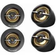 Pack of 4 PIONEER TS-A301TW, 20mm Dome Component Tweeter Car Speaker,Subwoofer