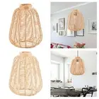 Pendant Lamp Shade Pendant Light Cover Decorative Retro Style Classic Woven