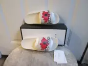 Gucci IVORY HAWAII slides women Sz EU 37/US 7