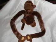 TEDDY BEAR NEW STUFFERS PLUSH TAN BROWN monkey ape CHUBBY 11" soft cute
