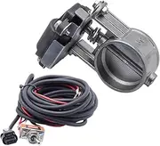 Universal 2"/2.36"/2.5"/2.75"/3" inch Exhaust Control Valve Exhaust Cut Out Valve Exhaust Catback Downpipe With Switch Control(2.36 with switch)