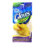 House Care Multi Purpose Latex Gloves & Water blocking Medium Reusable