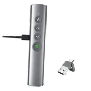 Presentation Clicker PowerPoint Presenter Remote: Green Light and Hyperlink