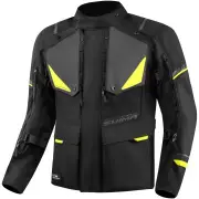 Runner Waterproof Black Yellow Textile Motorcycle Jacket