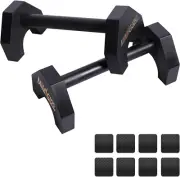 MIMIGLOO Premium Wooden Push-Up Handles and Non-Slip Calisthenics Parallettes...