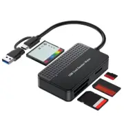 USB 3.0 Type C 4 in 1 Card Reader Memory Smart Card Reader Micro SD TF CF MS Com