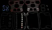 James Rocker Box Cover Gasket Kit w RCM Base Harley Sportster 1200 Custom 96-03