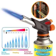 Butane Gas Blow Torch Burner Auto Ignition BBQ Flame Thrower kitchen tool