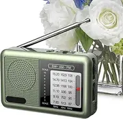 Portable Radio Am Fm | Rechargeable Weather Radio Am Shortwave Radio - Audio Equipment Full Band Great Reception Transistor Radio for Outdoor