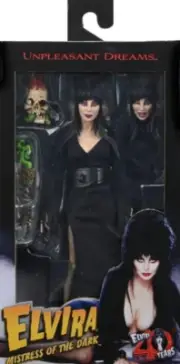 NECA ELVIRA MISTRESS OF THE DARK 8" UNPLEASANT DREAMS ACTION FIGURE NEW IN BOX