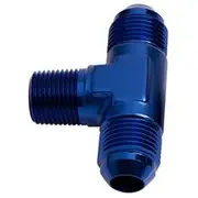 Aeroflow Tee with NPT On Side 1/8" to -3AN, AF825-03