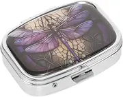 GARVALON Travel Case Multi Grid Organizer for and Pills Portable Two Grid Storage for Medications and Easy to Carry for Everyday Use and Travel