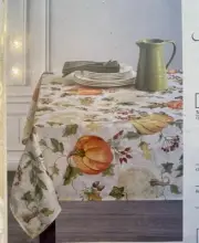 Pumpkin Acres Tablecloth With 6 Matching Napkins Benson Mills Fall Autumn