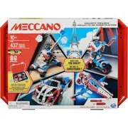 Meccano Maker's Toolbox 437 Parts STEAM Toy Build Robot Car Tower Age 10+