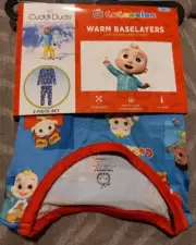 New Toddler Boys Cuddl Duds Warm Baselayer Cocomelon sz 5T -3850