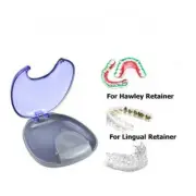 Dental Orthodontic Retainer Storage Case Aligner Denture Whitening Night Guard