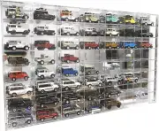 Hot 56 Compartment 1/64 Scale Toy Cars Wheels Matchbox Display Case Stand Wall D