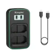 EN‑EL15 Battery USB C Double Charger Battery Fast Charger for D7100 D810 D7200
