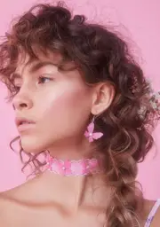 Pretty Wing Messages Butterfly Earrings