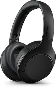 PHILIPS H8506 Over-Ear Wireless Headphones with Noise Canceling Pro (ANC) and Multipoint Bluetooth Connection, Black (TAH8506BK/00)