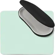[LADYPONYCSC] Slim Hard Shell Eyeglasses Case with Cleaning Cloth, Clip-on Sunglasses Holder, Flat Design Night Driving Glasses Case and Large Glasses Cloth, Matte Black