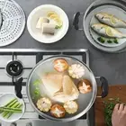 Time saving Double Layer Steamer for Quick and Nutritious Meals Various Sizes