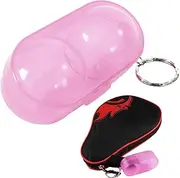 Table Tennis Ball Holder - Keychain Ball Container, Table Tennis Gear Box | Transparent Ball Storage Box, Durables Ball Container, Lightweight Table Tennis Container, Ping Pong Ball Case