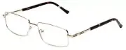 Calabria R780 Designer Metal Spring Hinge Reading Glasses&Match Case Brown+1.75