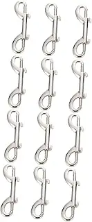 BESPORTBLE 2sets Double Ended Clip Strap Dog Leash Double Ended Clip Trigger Chain for Home Use 6pcs*2