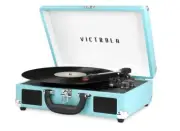 Victrola Journey 3-Speed Bluetooth Suitcase Record Player VSC-550BT