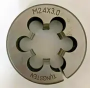 M24X3.0 DIE 2" ROUND SPLIT DIE M24-3 M24x3 (QTY: 1) NOS