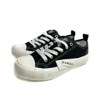在飛比找樂天市場購物網優惠-KANGOL 帆布鞋 休閒鞋 女鞋 黑色 厚底 622216