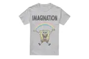 SpongeBob SquarePants Mens Imagination T-Shirt (Sport Heather) - UTTV6790