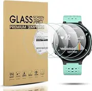 Diruite 4-Pack for Garmin Forerunner 220/225 / 230/235 / 620/630 Tempered Glass Screen Protector [2.5D 9H Hardness] [Anti-Scratch] [Bubble-Free]