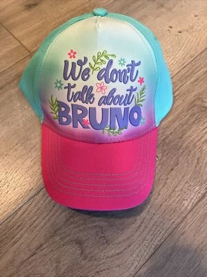 Girls Baseball Cap Hat Disney Encanto We Don't Talk About Bruno Mirabel Madrigal