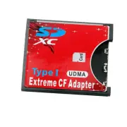 Compact Flash CF Card Type I to SD / SDHC / SDXC Memory Card Adaptor Convertor