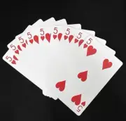 Jumbo Card Prediction Close up Magic Tricks Illusion Gimmick Easy To Do Beginner