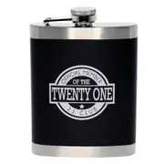 Stainless Steel Hip Flask - Twenty One