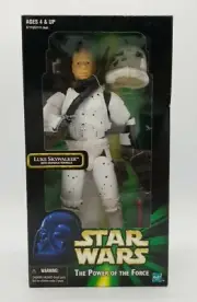 Star Wars Power Of The Force Luke Skywalker with Dianoga Tentacle 12" Figure NIB