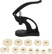 [Bognajin] Watch Case Press Tool Kit, Watchmaker Battery Replacement Back Case Cover Presser, with Multiple Dies for Different Watch Sizes, Non slip Handle, sturdy ABS and Chrome vanadium